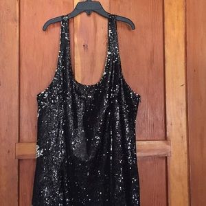 Black sequin LBD
